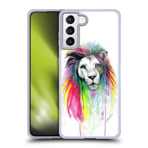 Pixie Cold Cats Rainbow Mane Soft Gel Case for Samsung Galaxy S21+ 5G