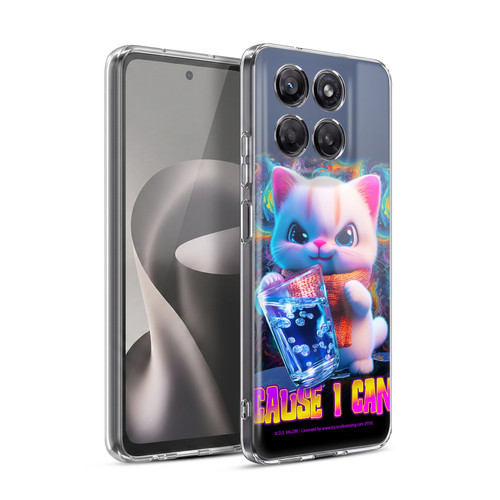D.S. Valori Kitty And Puppy Kitty Cause I Can Soft Gel Case for Motorola Moto G37 Power