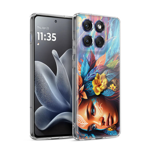 Michael David Ward Psychedelic Art Ocean Spirit Soft Gel Case for Motorola Edge 70