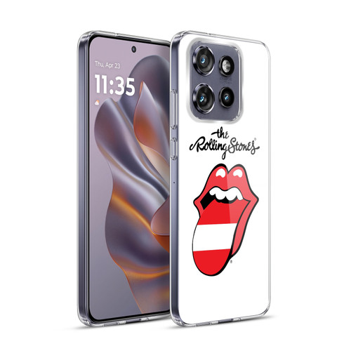 The Rolling Stones International Licks 1 Austria Soft Gel Case for Motorola Edge 50 Neo