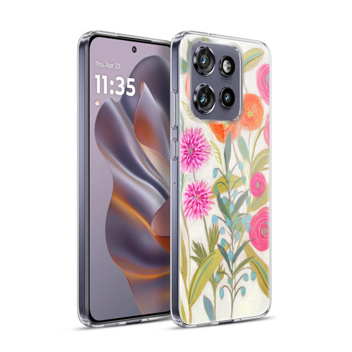 Suzanne Allard Floral Art Joyful Garden Plants Soft Gel Case for Motorola Edge 50 Neo
