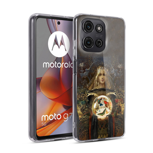 Duirwaigh God Butterfly Soft Gel Case for Motorola Moto G75