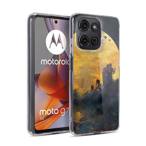 Duirwaigh God Moon 2 Soft Gel Case for Motorola Moto G75