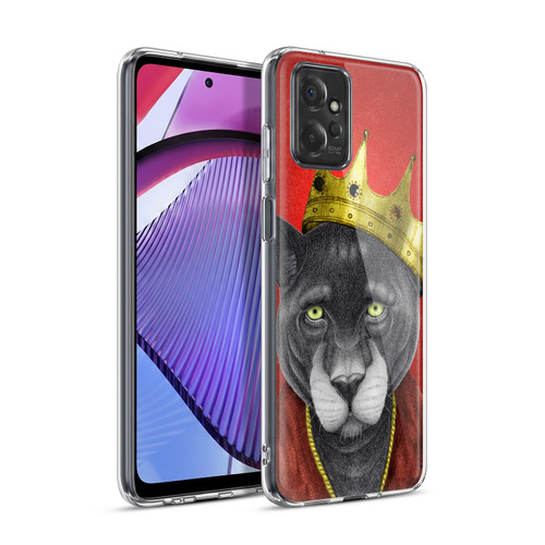 Barruf Animals The King Panther Soft Gel Case for Motorola Moto G Power (2023)