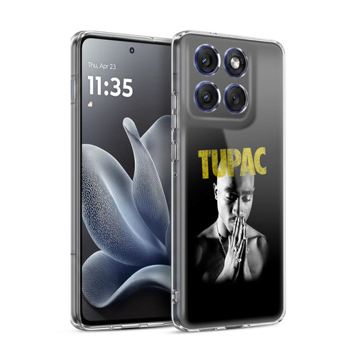 Tupac Shakur Key Art Golden Soft Gel Case for Motorola Edge 70