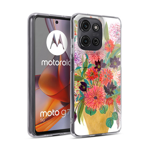 Suzanne Allard Floral Art Celebration Soft Gel Case for Motorola Moto G75