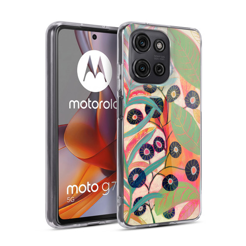 Suzanne Allard Floral Art Joyful Garden Flower Soft Gel Case for Motorola Moto G75