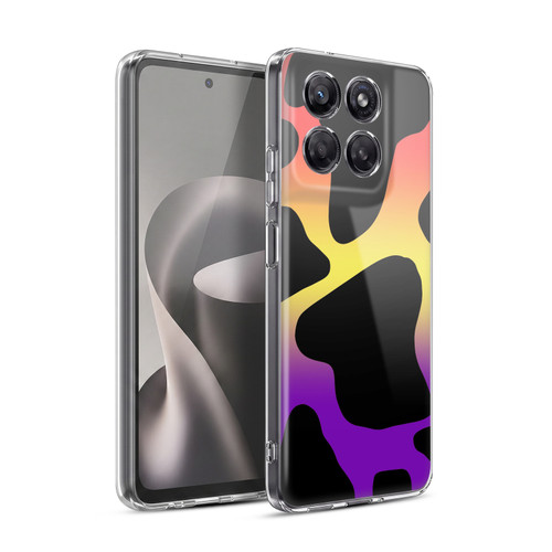 Grace Illustration Cow Prints Sunset Soft Gel Case for Motorola Moto G37 Power