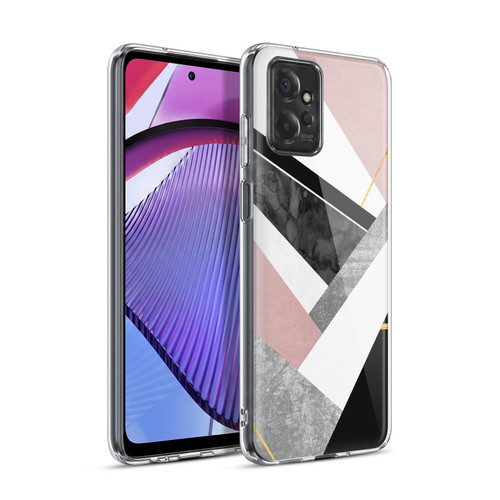 Elisabeth Fredriksson Geometric Design And Pattern Lines And Layers Soft Gel Case for Motorola Moto G Power (2023)