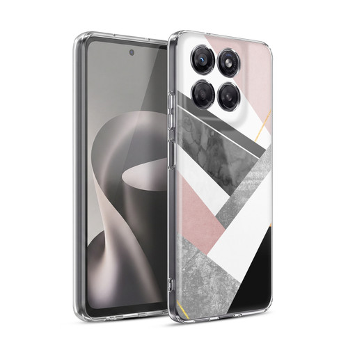 Elisabeth Fredriksson Geometric Design And Pattern Lines And Layers Soft Gel Case for Motorola Moto G37 Power