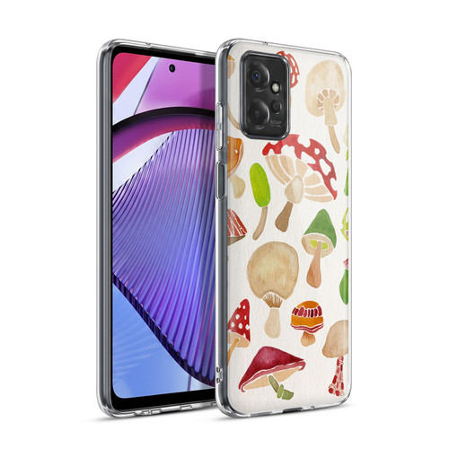 Cat Coquillette Nature Mushrooms Soft Gel Case for Motorola Moto G Power (2023)