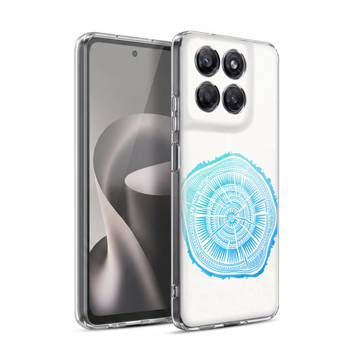 Cat Coquillette Nature Blue Paper Birch Soft Gel Case for Motorola Moto G37 Power