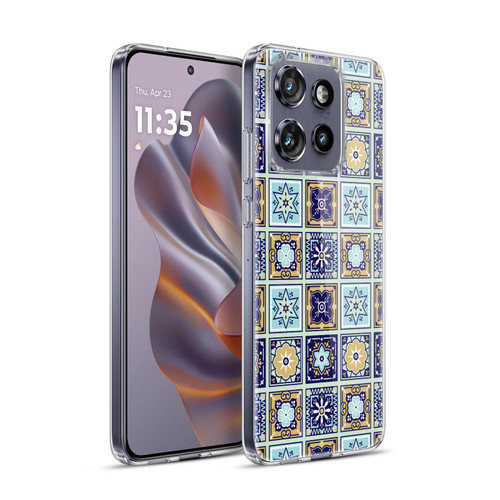 Cat Coquillette Patterns 6 Mexican Tile 2 Soft Gel Case for Motorola Edge 50 Neo