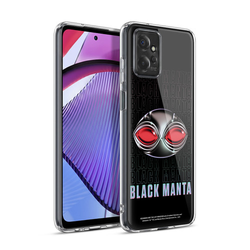 Aquaman And The Lost Kingdom Graphics Black Manta Helmet Soft Gel Case for Motorola Moto G Power (2023)