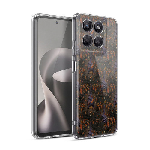 Episodic Drawing Spooky Patterns Autumn Bat Soft Gel Case for Motorola Moto G37 Power