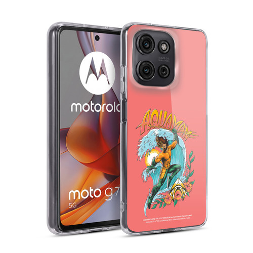 Aquaman And The Lost Kingdom Graphics Arthur Curry Art Soft Gel Case for Motorola Moto G75