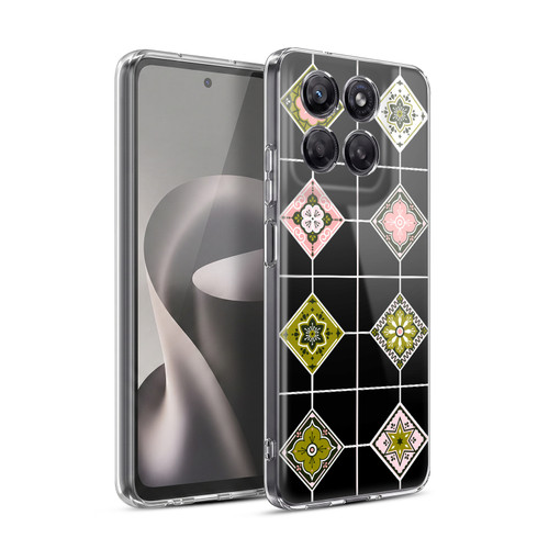 Cat Coquillette Patterns 6 Mexican Tile 4 Soft Gel Case for Motorola Moto G37 Power