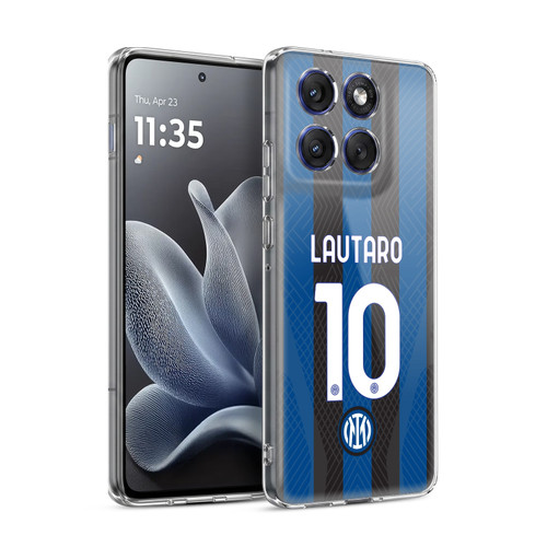 Fc Internazionale Milano 2022/23 Players Home Kit Lautaro Martínez Soft Gel Case for Motorola Edge 70