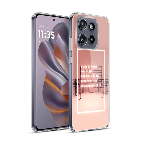 The 1975 Songs I Like It When You Sleep Soft Gel Case for Motorola Edge 50 Neo