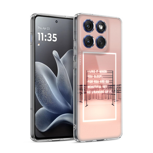 The 1975 Songs I Like It When You Sleep Soft Gel Case for Motorola Edge 70