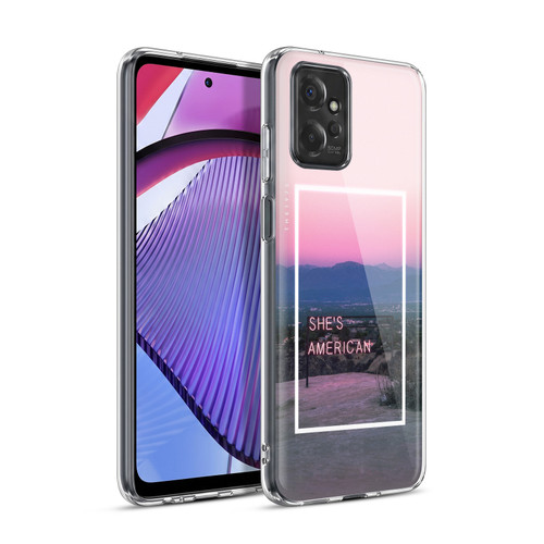 The 1975 Songs She's American Soft Gel Case for Motorola Moto G Power (2023)