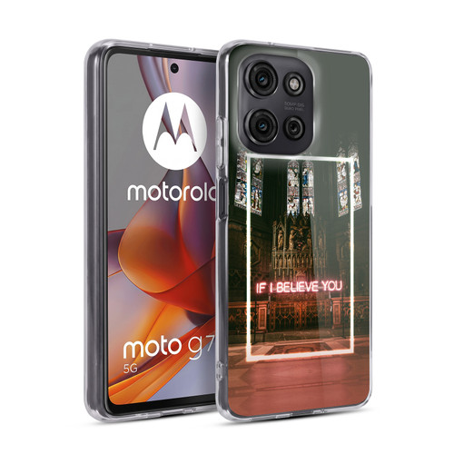 The 1975 Songs If I Believe You Soft Gel Case for Motorola Moto G75