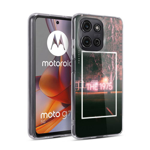 The 1975 Songs Neon Sign Logo Soft Gel Case for Motorola Moto G75