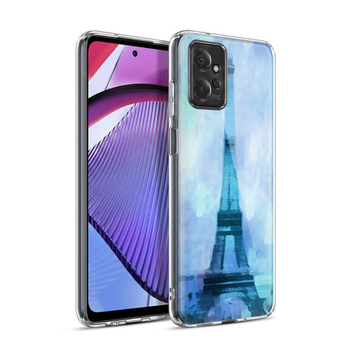 LebensArt Pastels Blue Soft Gel Case for Motorola Moto G Power (2023)