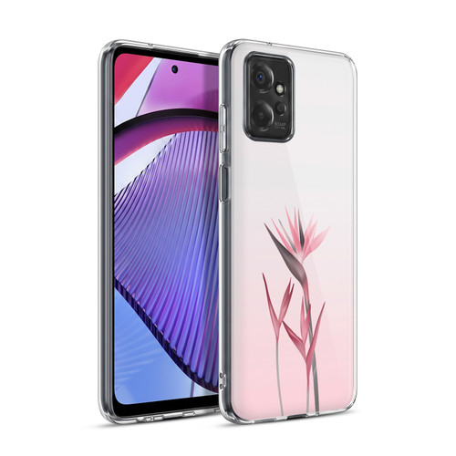LebensArt Pastels Tropical Flower Soft Gel Case for Motorola Moto G Power (2023)