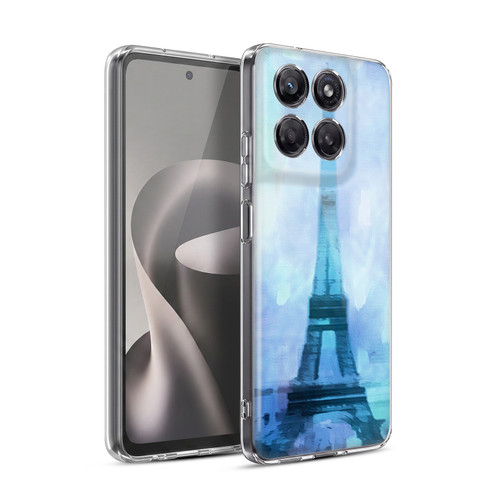 LebensArt Pastels Blue Soft Gel Case for Motorola Moto G37 Power