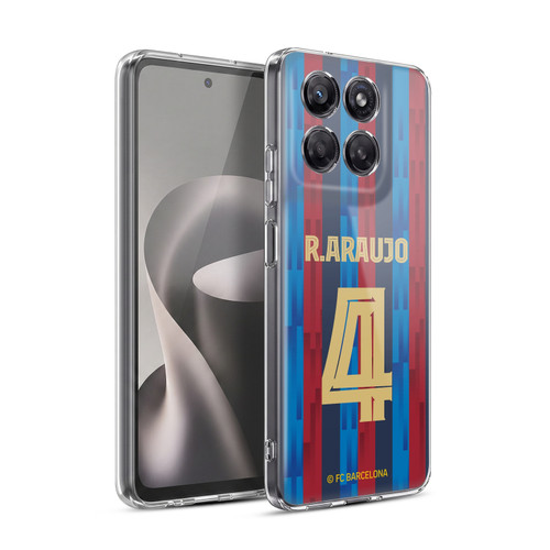 FC Barcelona 2022/23 Players Home Kit Ronald Araújo Soft Gel Case for Motorola Moto G37 Power