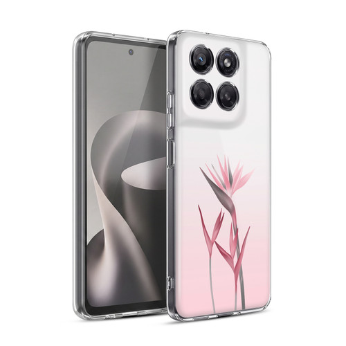 LebensArt Pastels Tropical Flower Soft Gel Case for Motorola Moto G37 Power