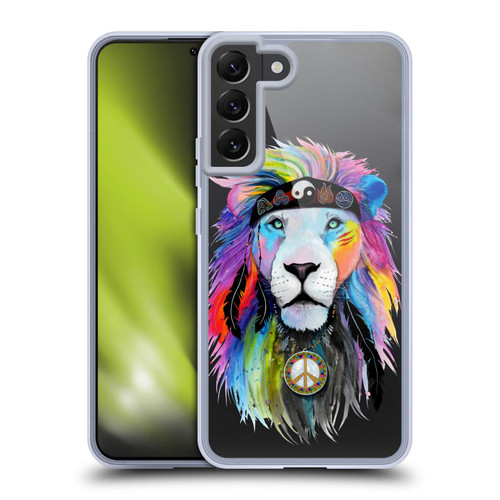 Pixie Cold Cats Hippy Lion Soft Gel Case for Samsung Galaxy S22+ 5G