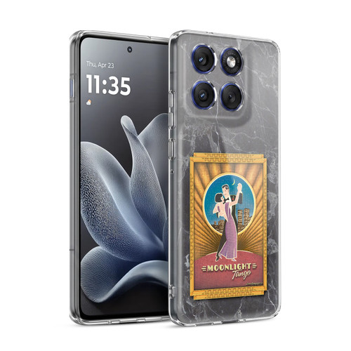 Larry Grossman Retro Collection Moonlight Tango Soft Gel Case for Motorola Edge 70