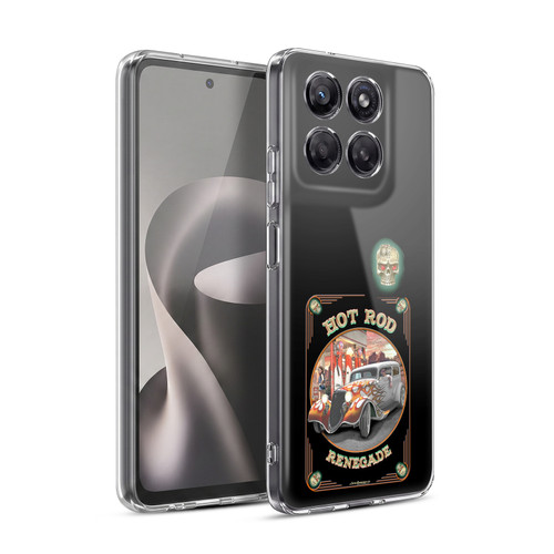 Larry Grossman Retro Collection Hot Rod Renegade Soft Gel Case for Motorola Moto G37 Power