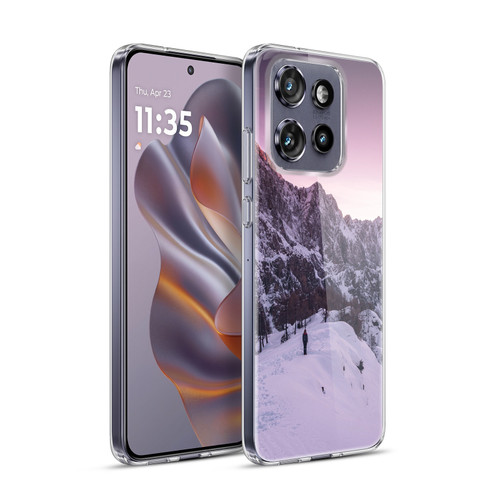 Patrik Lovrin Wanderlust Standing Winter Wonderland Soft Gel Case for Motorola Edge 50 Neo