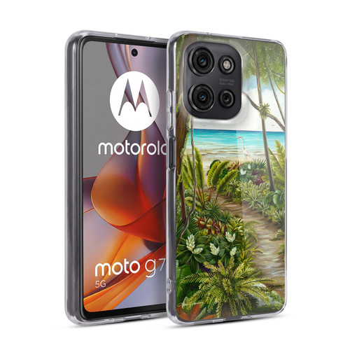 Lisa Sparling Birds And Nature Paradise Soft Gel Case for Motorola Moto G75
