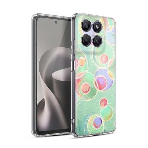 Micklyn Le Feuvre Patterns Iridescent Bubbles Soft Gel Case for Motorola Moto G37 Power