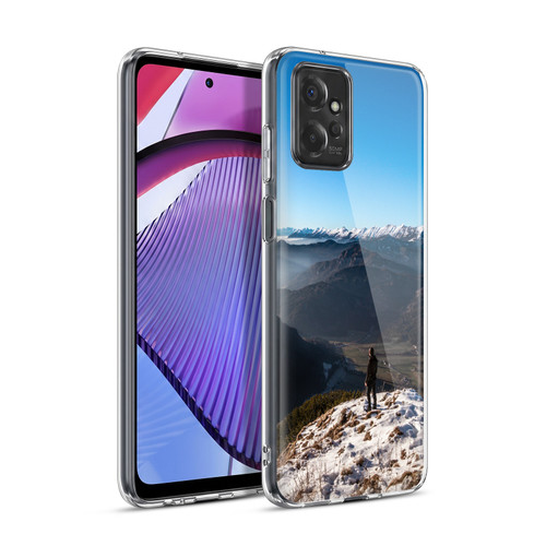 Patrik Lovrin Wanderlust Looking Over New Horizon Soft Gel Case for Motorola Moto G Power (2023)