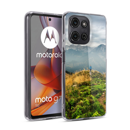 Patrik Lovrin Wanderlust Exploring New Locations Soft Gel Case for Motorola Moto G75