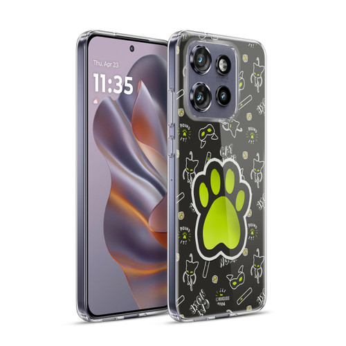 Miraculous Ladybug Character Art And Patterns Cat Noir In Black Soft Gel Case for Motorola Edge 50 Neo