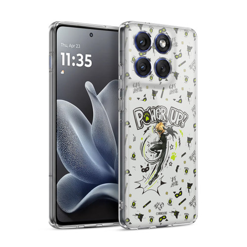 Miraculous Ladybug Character Art And Patterns Cat Noir Soft Gel Case for Motorola Edge 70