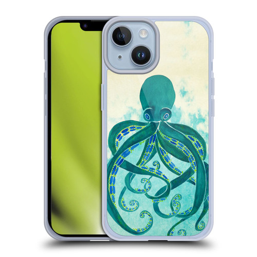 Cat Coquillette Sea Octopus Soft Gel Case for Apple iPhone 14