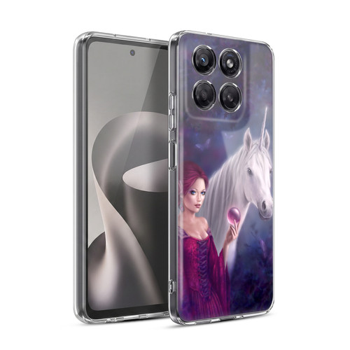Rachel Anderson Art Unicorn And Princess Soft Gel Case for Motorola Moto G37 Power