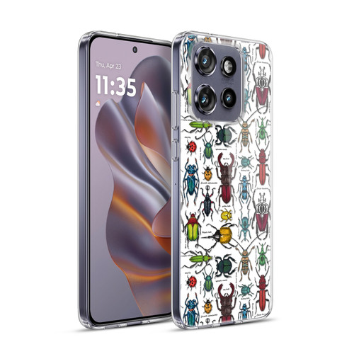 Katerina Kirilova Graphics Beetles Soft Gel Case for Motorola Edge 50 Neo