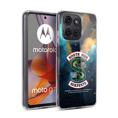 Riverdale South Side Serpents Nebula Logo 2 Soft Gel Case for Motorola Moto G75