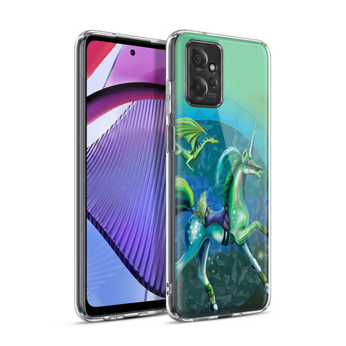 Rose Khan Unicorns Green Summer Soft Gel Case for Motorola Moto G Power (2023)
