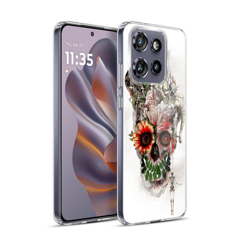 Riza Peker Skulls 5 Broken Horn Soft Gel Case for Motorola Edge 50 Neo