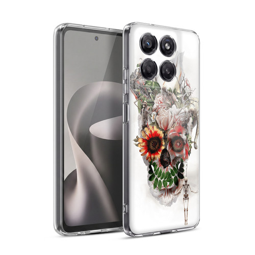 Riza Peker Skulls 5 Broken Horn Soft Gel Case for Motorola Moto G37 Power