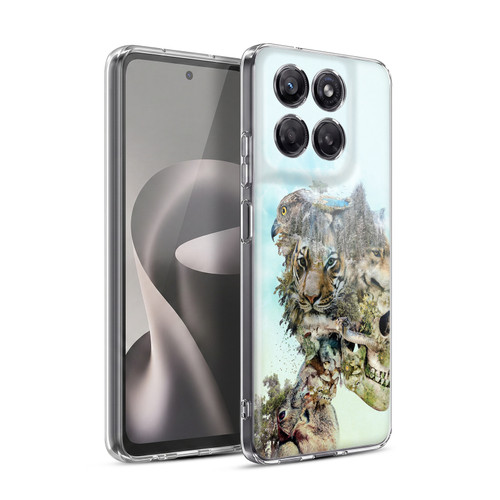Riza Peker Skulls 5 Nature 2 Soft Gel Case for Motorola Moto G37 Power